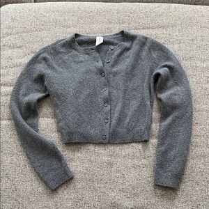 Abound Charcoal Button-Up Cardigan